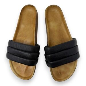 Beatrice Valenzuela Classic Sandalia Womens 9.5 Black Sandals Made in LA USA